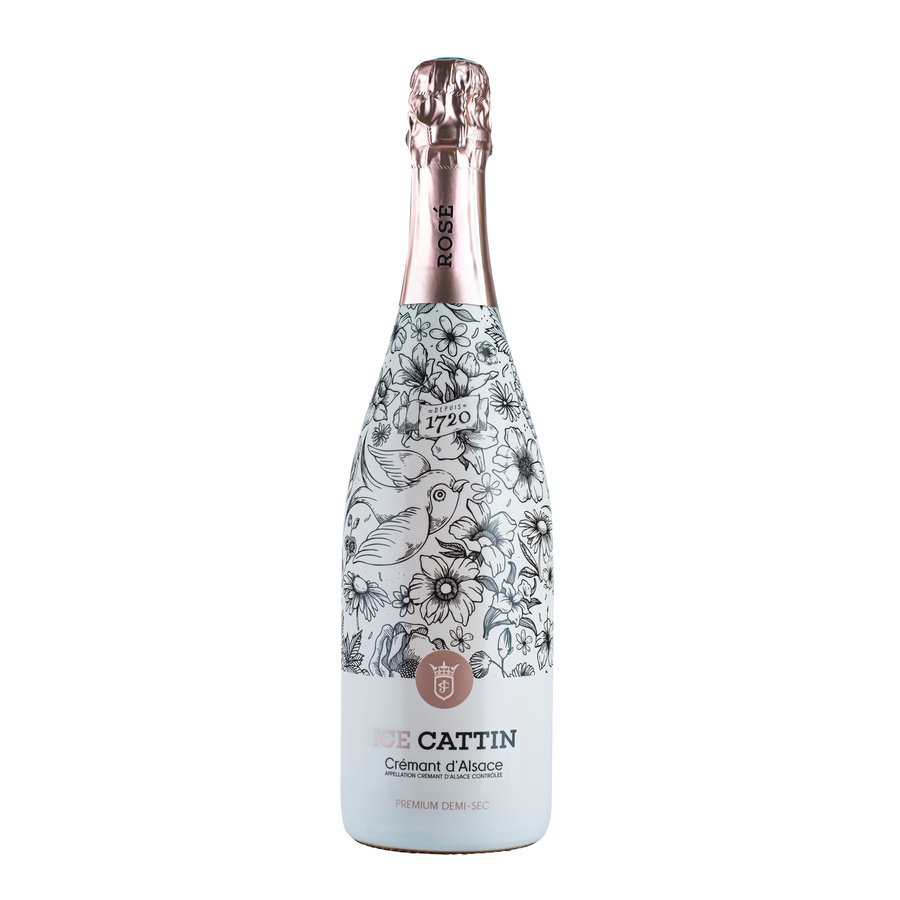 Cattin Grands Vins Crémants D alsace ICE CATTIN ROSE PREMIUM DEMI SEC - CATTIN, GRANDS VINS D'ALSACE - Find all  the French wines and spirits available online from Taste France