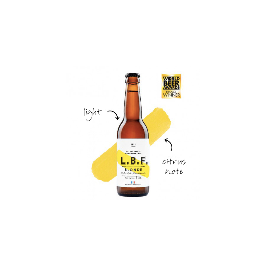 LBF Pale ale LBF LA BRASSERIE FONDAMENTALE Find all the French
