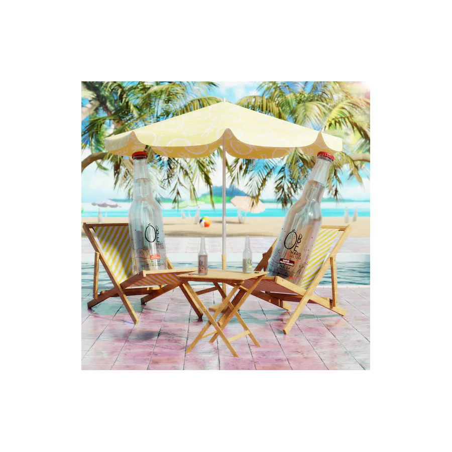 ÔBE HARD SELTZER Red Fruits Flavor 33cL OBE HARD SELTZER Find all